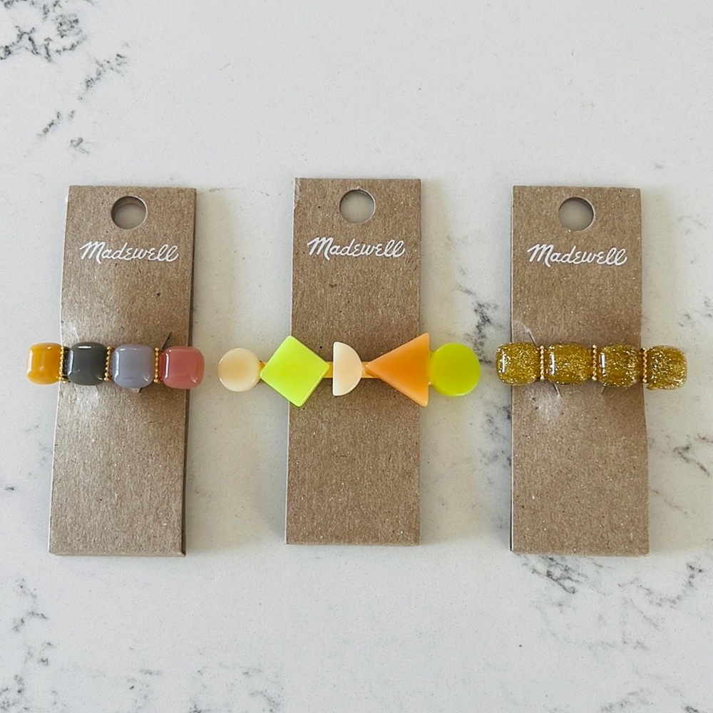 Madewell Chunky Acetate Hair Clip. - Picture 12 of 15